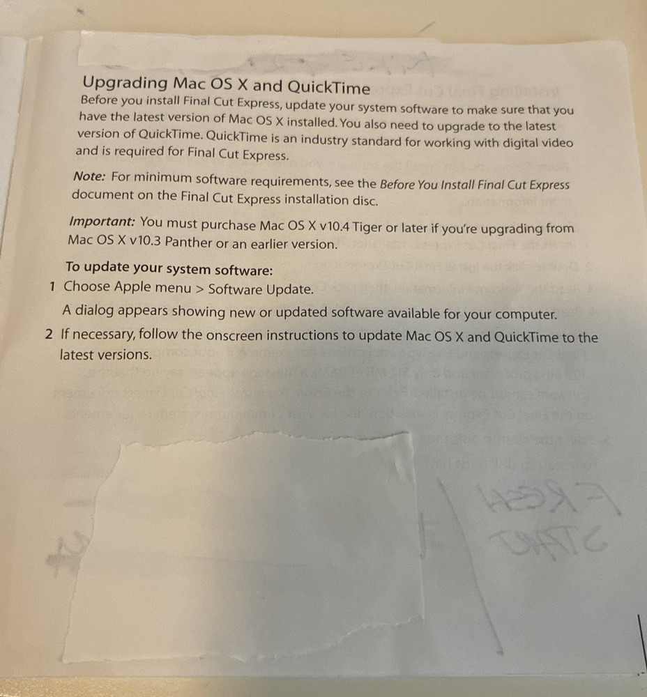 Apple Final Cut Express 4 HD Video Editing Software CIB Complete Mac