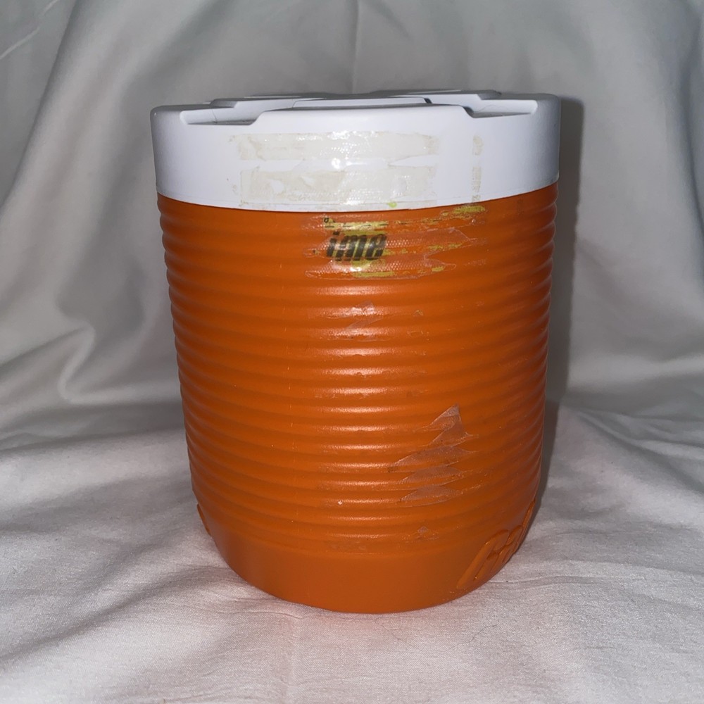 Vintage Gatorade Powder Container Orange 80s Small Jug