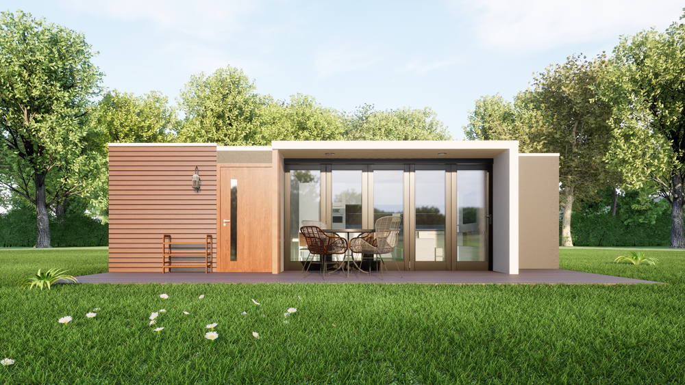 Modern Box Type House Plan With 3D Images ,PDF For Construction Blueprint Plans