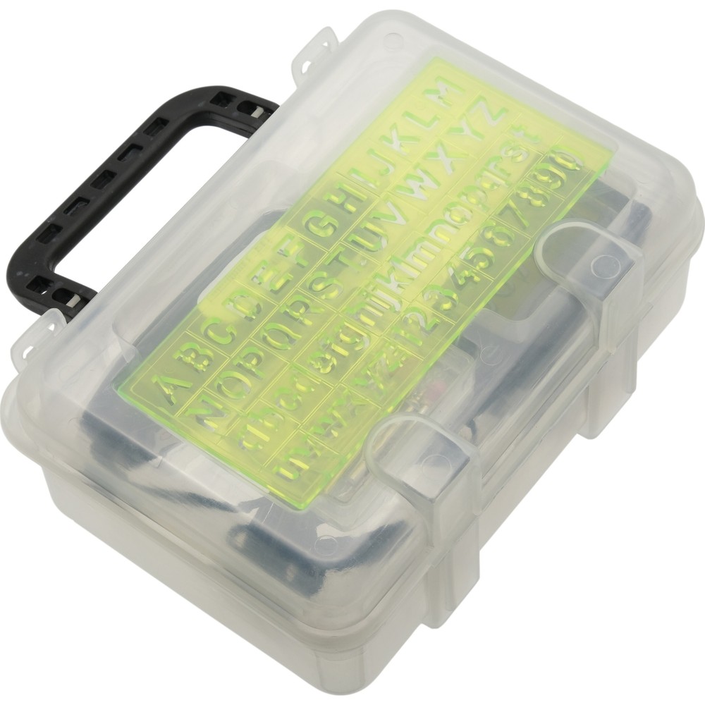 Portable Mini Drill Engraving Set Rotary Tool Accessories Plastic Carrying Case