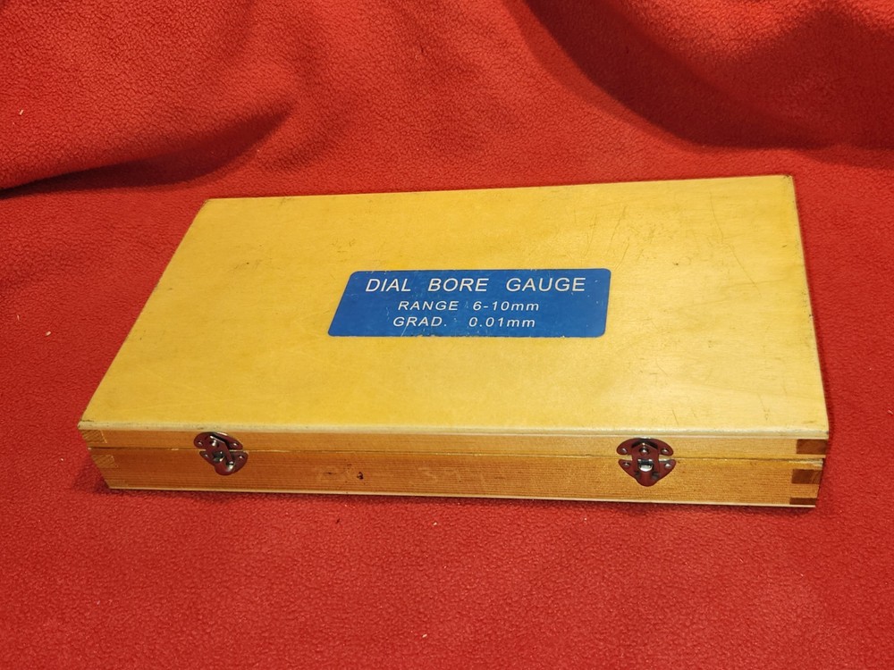 KAFER indicator 6.5-10mm dial bore gage in case - Excellent!