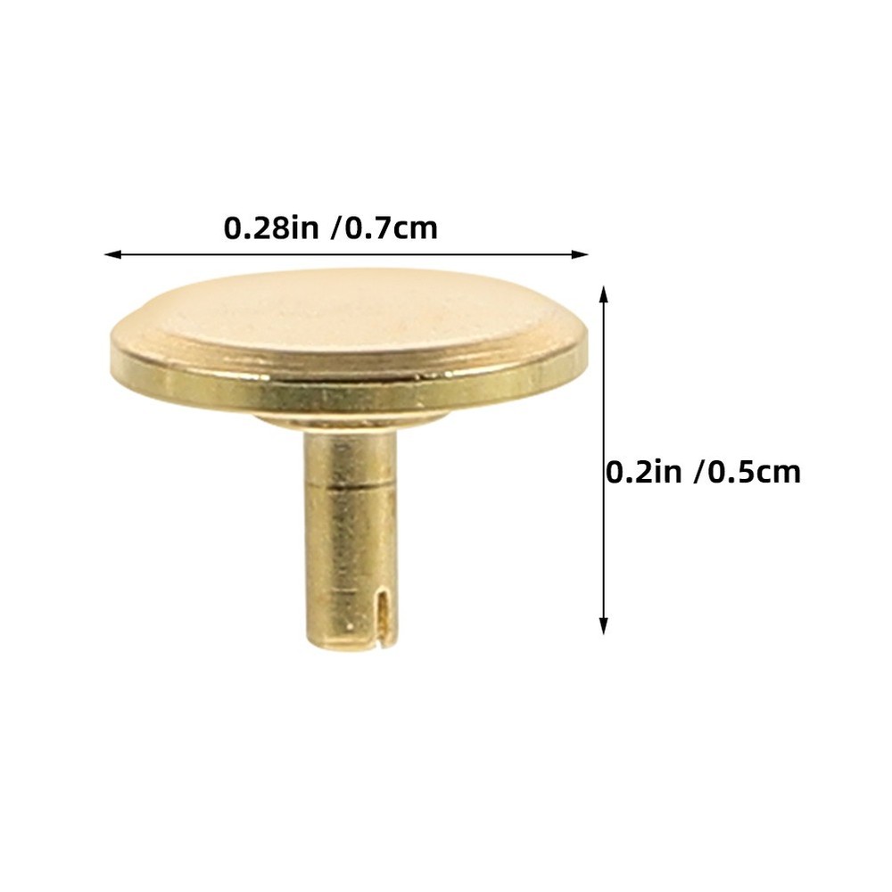 6 Pcs Copper Replacement Clock Caps For Quartz Wall Clock Parts