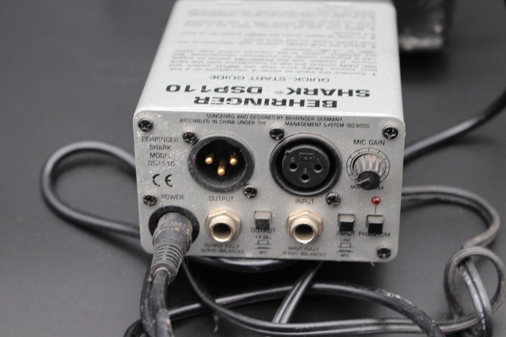 Behringer Shark DSP110 Digital Multi-Function Signal Processor-Untested