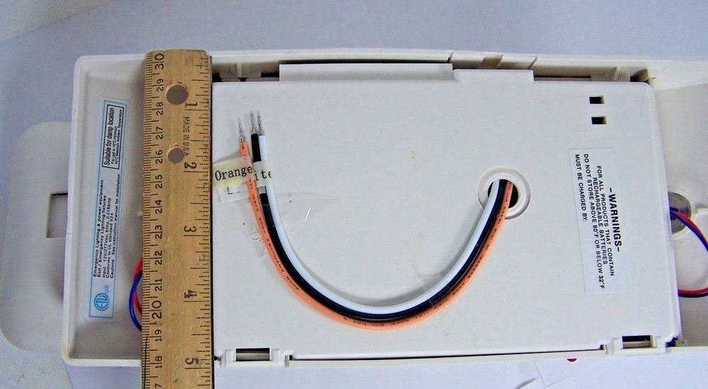 Emergency Light Fixture - Battery Powered