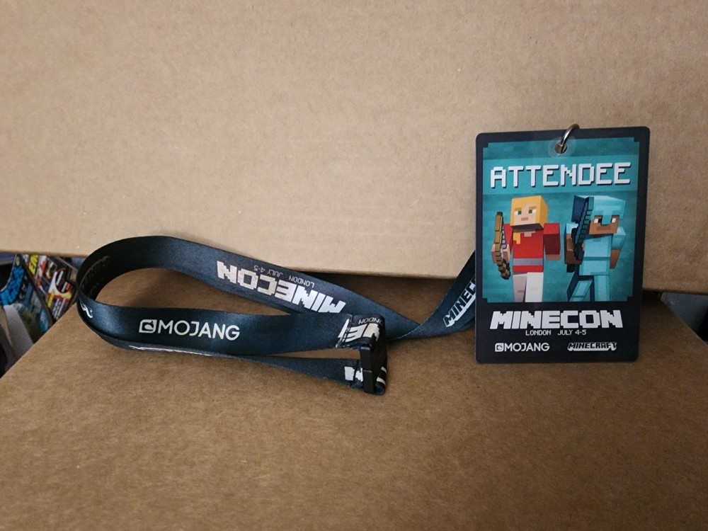 Minecon 2015 Attendee Lanyard London - NO CAPE CODE AVAILABLE