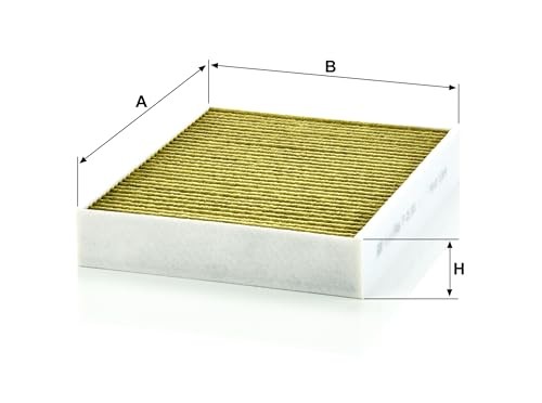 MANN-FILTER FP 25 001 Cabin Air Filter - FreciousPlus Biofunctional Pollen