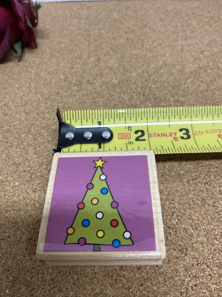 Hampton Art Studio G Katie & Co Christmas Tree Rubber Stamp
