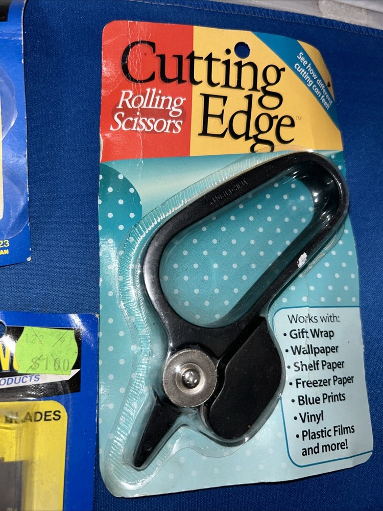 Vintage Crafters Lot -Rolling Scissors, Blades, Etc.