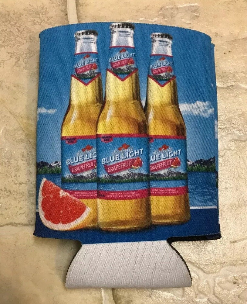 Labatt Blue Light Grapefruit Beer Cooler Holder 12oz NEW
