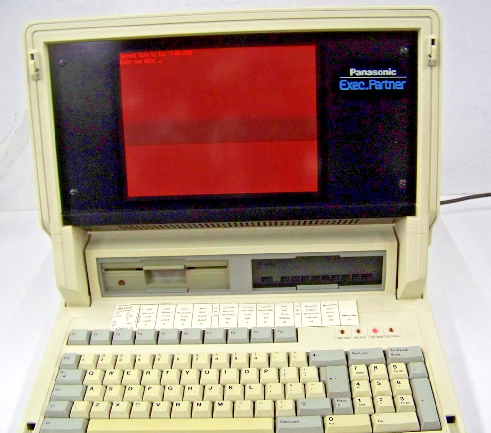 Vintage Panasonic Exec Partner FT-70 Intel Early Plasma Display