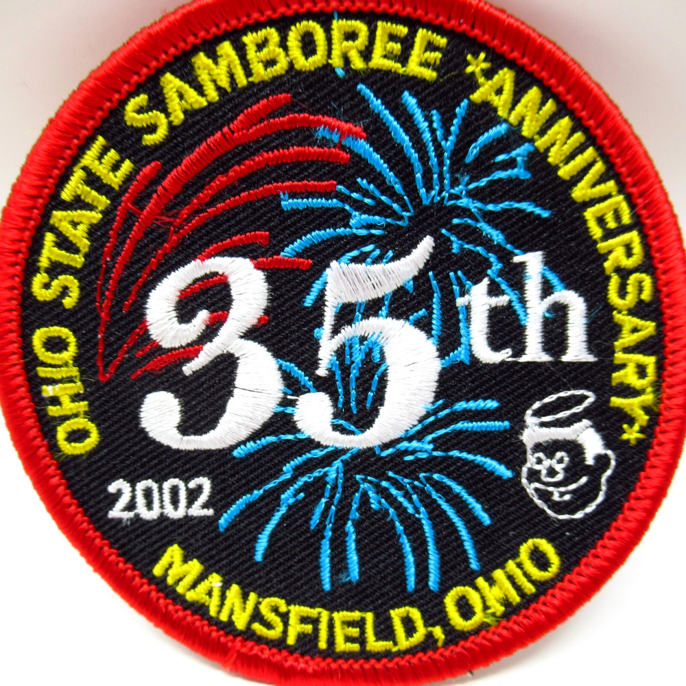 Good Sam Patch Ohio Samboree 35th Anniversary 2002 Mansfield Fireworks
