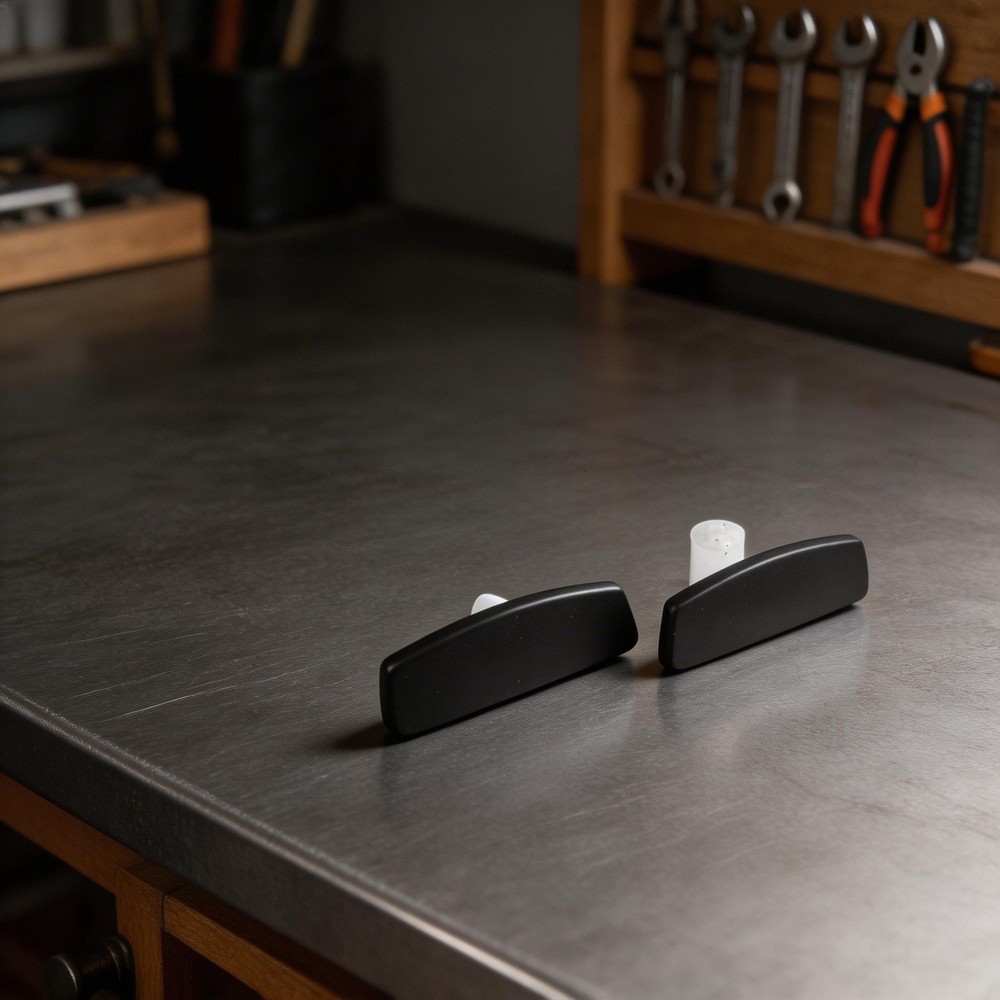 Office Chair Armrest Replacement Pads Plastic Material Easy Installation