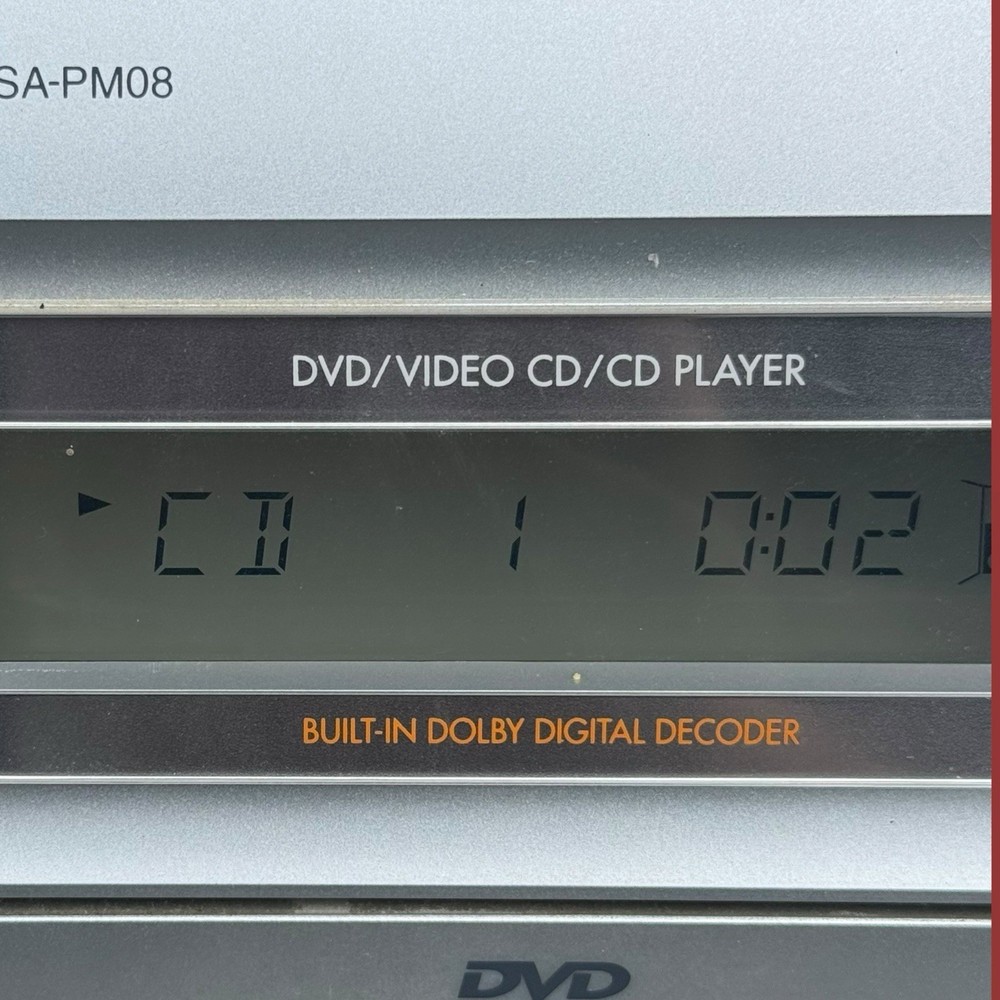 Panasonic SA-PM08 DVD Stereo System Silver