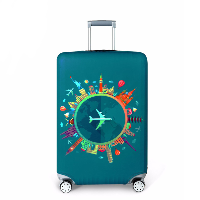 18" - 32" Protective Luggage Suitcase Dust Cover Protector Elastic Anti Scratch