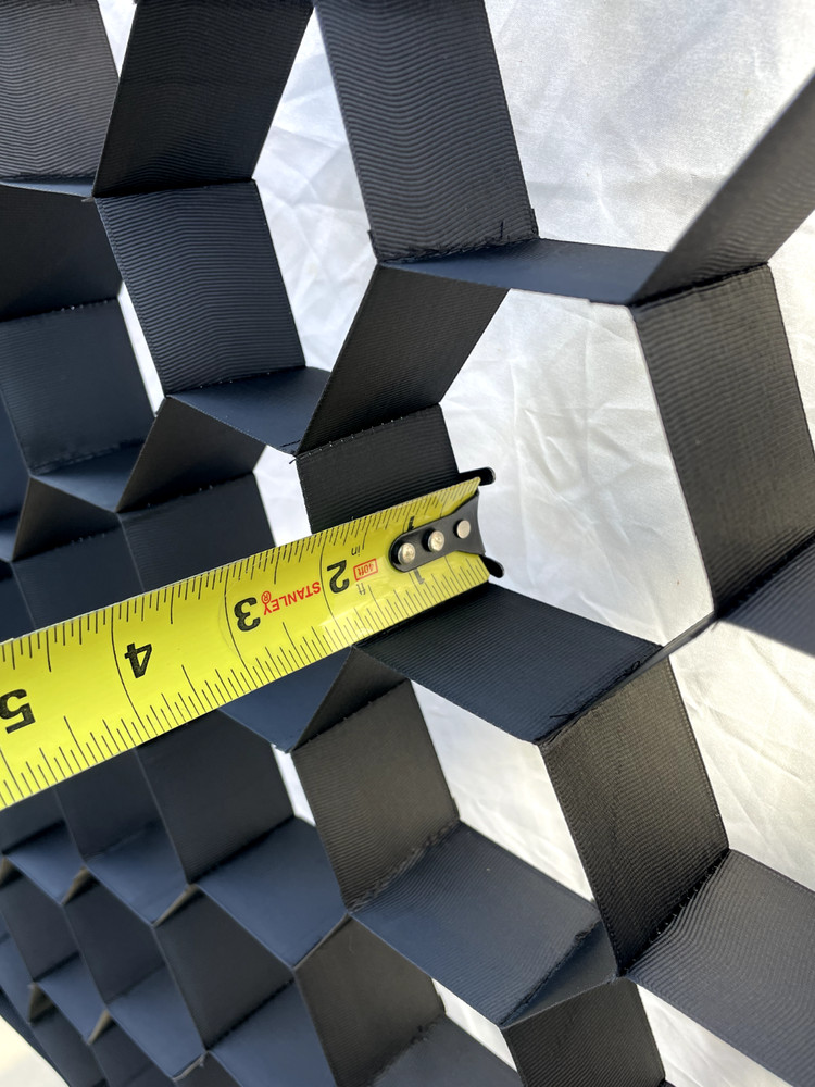 6' x 6' - 40 Degree Hexo Control Grid Soft Egg Crate ( LCD )