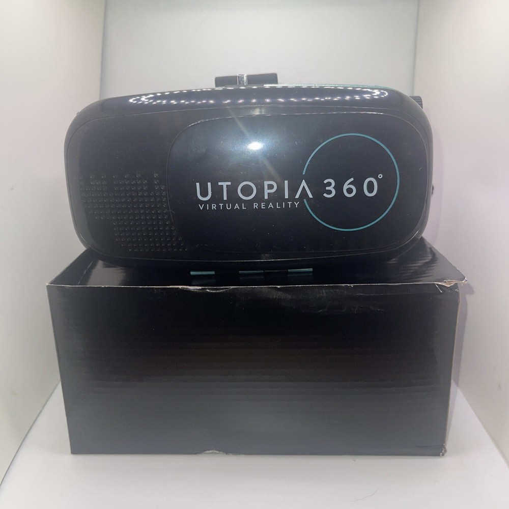 Utopia 360 VR Headset with Wireless Bluetooth Controller - iPhone & Android