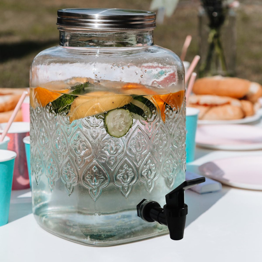 2 Pcs Replacement Cooler Faucet, Reusable Spigot Spout Water Beverage Lever Pour