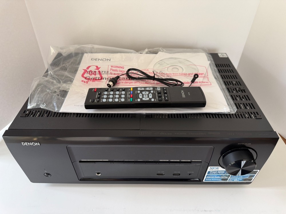 DENON AVR-1713 INTEGRATED  NETWORK RECEIVER with ACCESSORIES