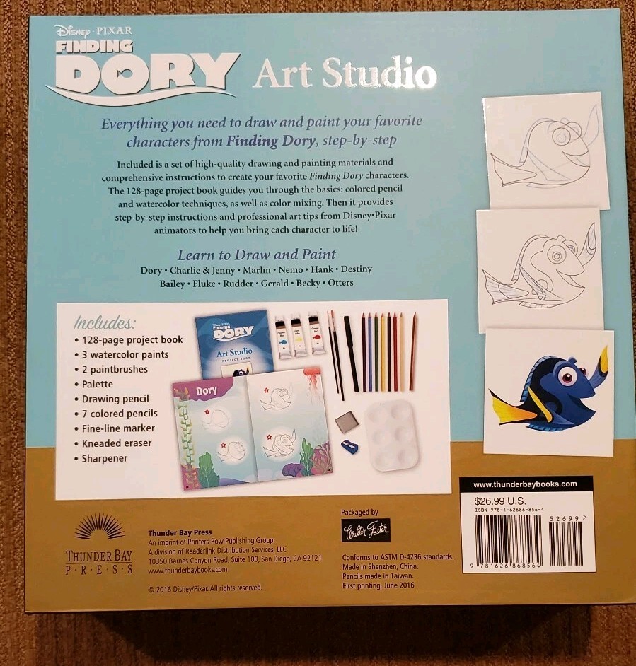 Disney Pixar Art Studio: Finding Dory NEW