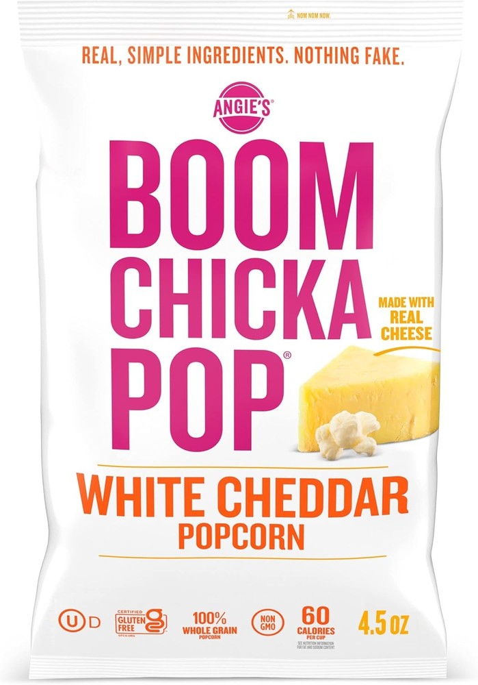 Angie's BOOMCHIA White Cheddar corn,.