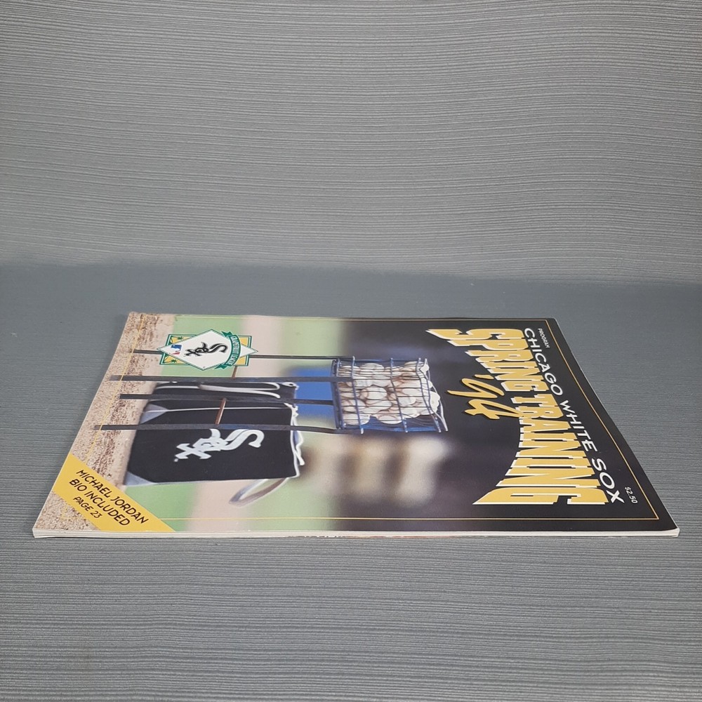 1994 Chicago White Sox Spring Training MLB Baseball Program with Michael Jordan
