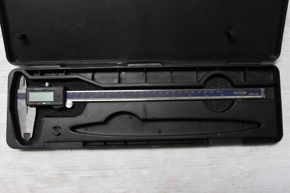 Blue Point Electronic Digital Display Caliper MCAL12A TESTED!!