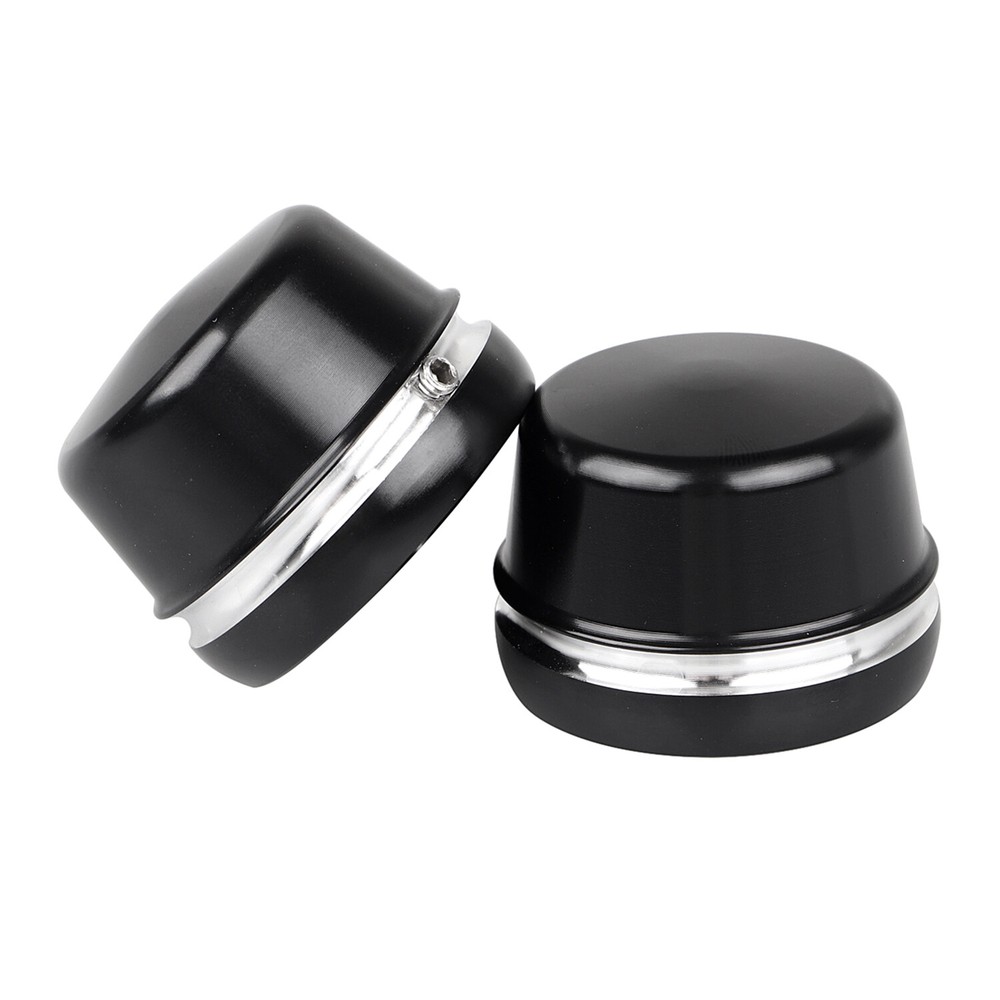 Left & Right Front Axle Nut Cover Caps For Harley Road King Electra Glide FLHTC