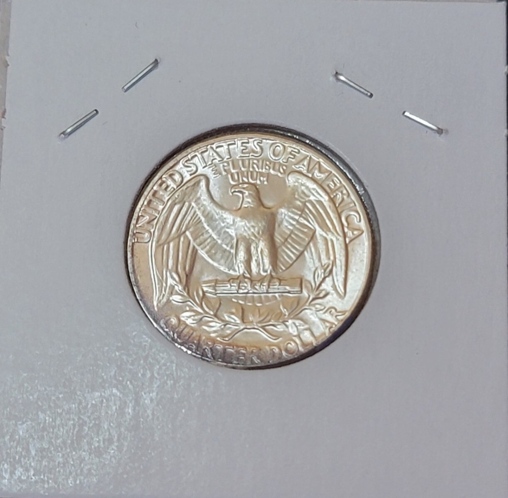 1957 25C Toned Uncirculated