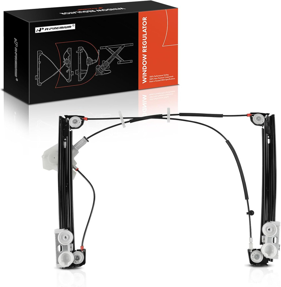Power Window Regulator without Motor Compatible with Mini Cooper 2002-2005 Front