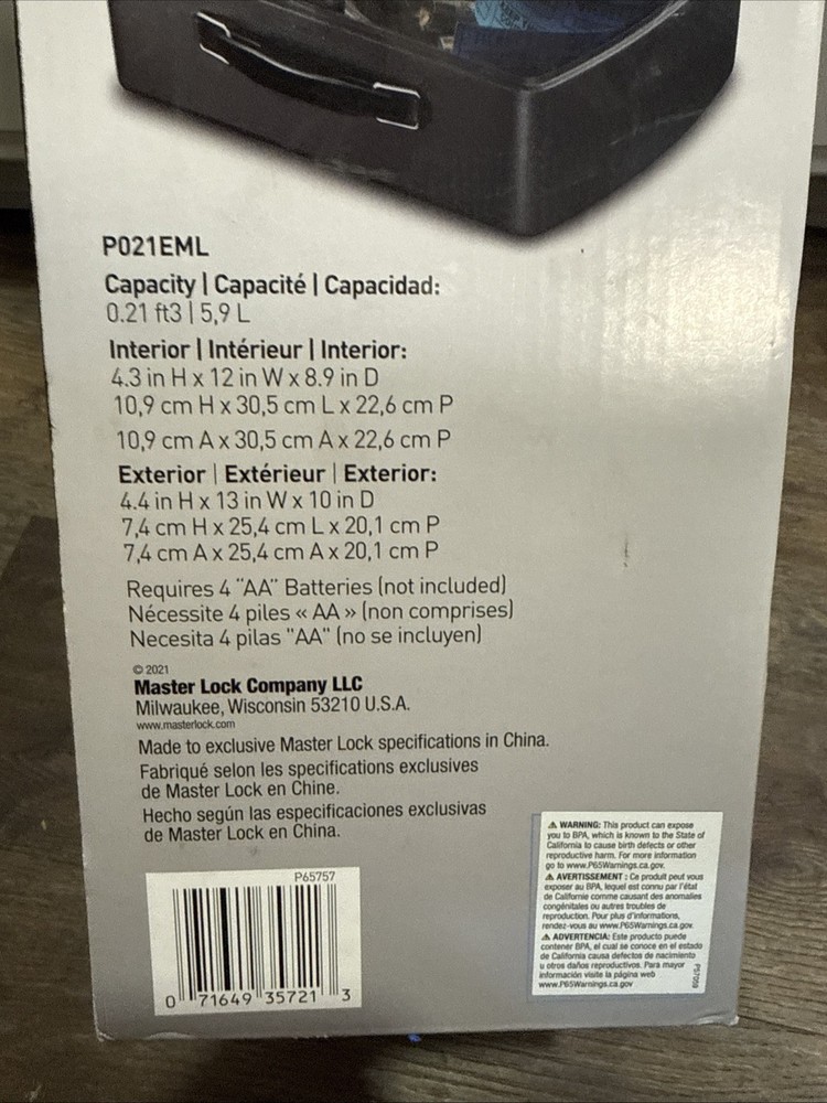 Master Lock Medium Digital Lock Box – P021EML