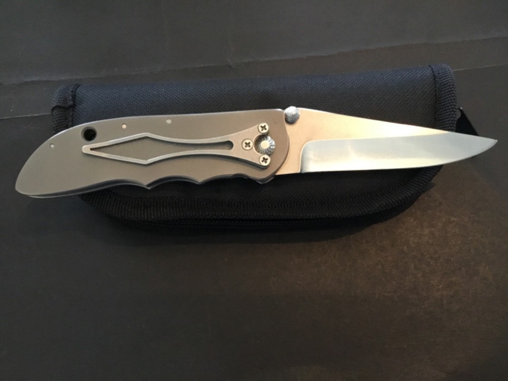 Custom Allen Elishewitz Ghost Flipper Folder Folding Knife