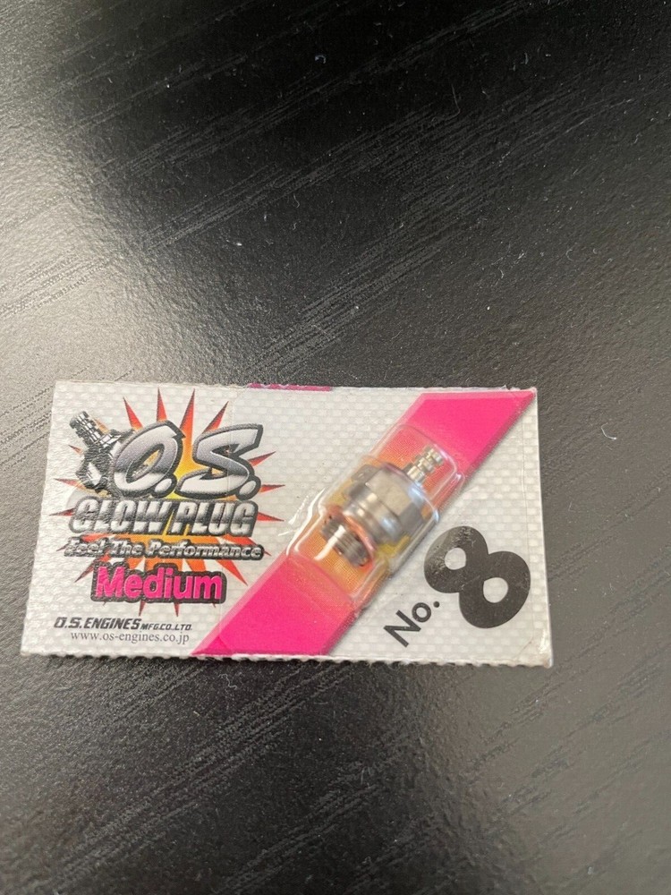 O.S. Engines No.8 Glow Plug Medium NEW)