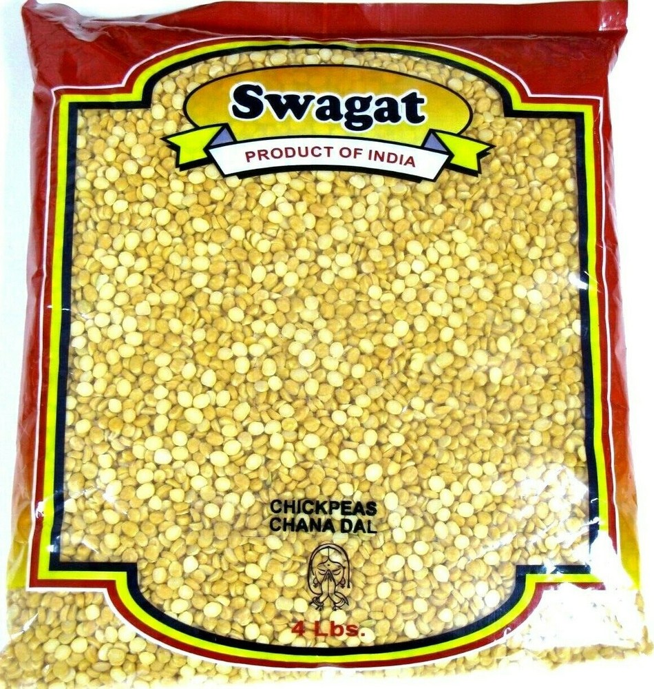 Split Chickpeas Split Gram Chana Dal 4 lb Hulled No Husk