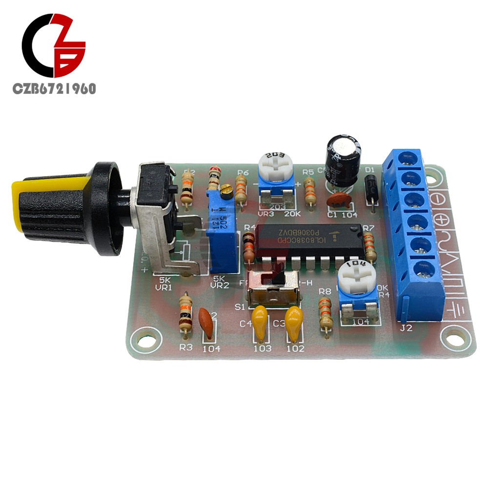 Welded ICL8038 Signal Generator Module Sine Square Triangle Monolithic Function