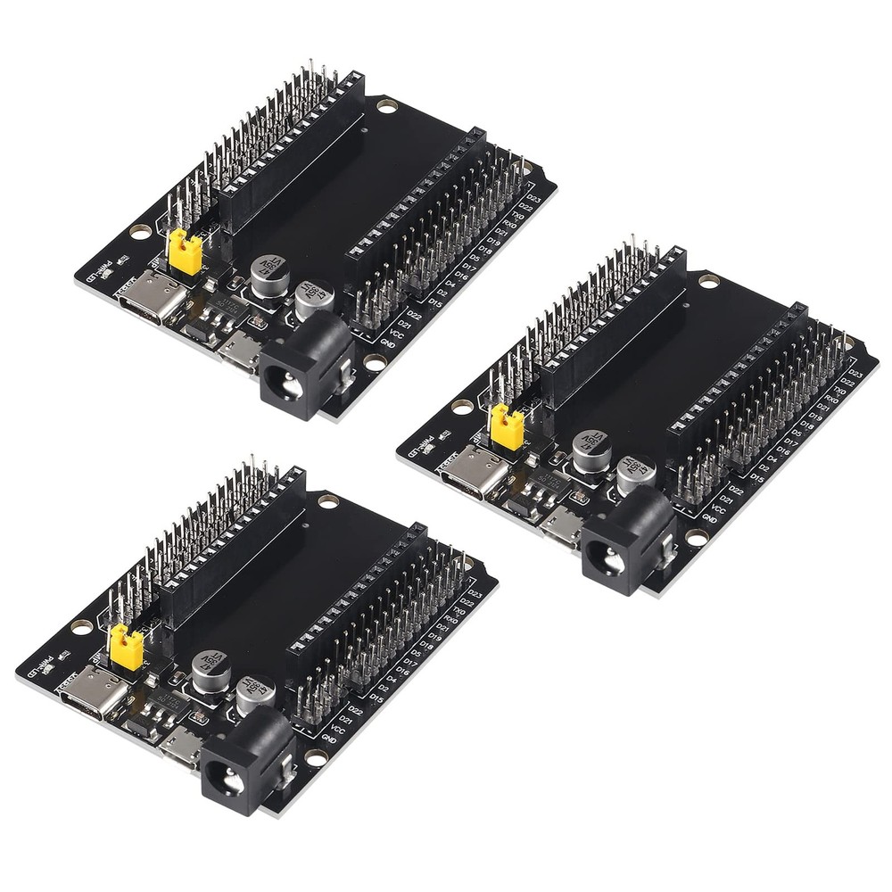 ESP32 Development Board 3 PCS Type-C USB and Micro USB CH340C Dual Core