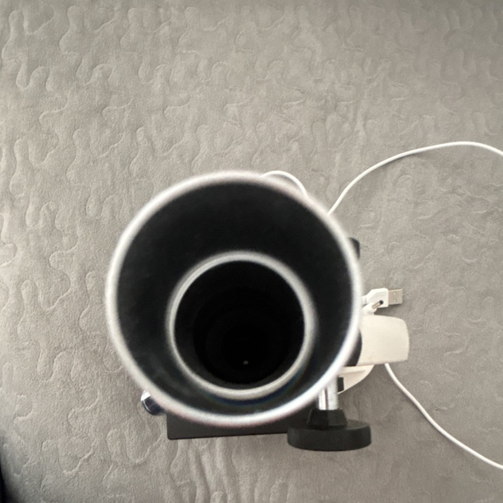 Compound Monocular Upright Microscope with USB Power, White (no eyepiece)