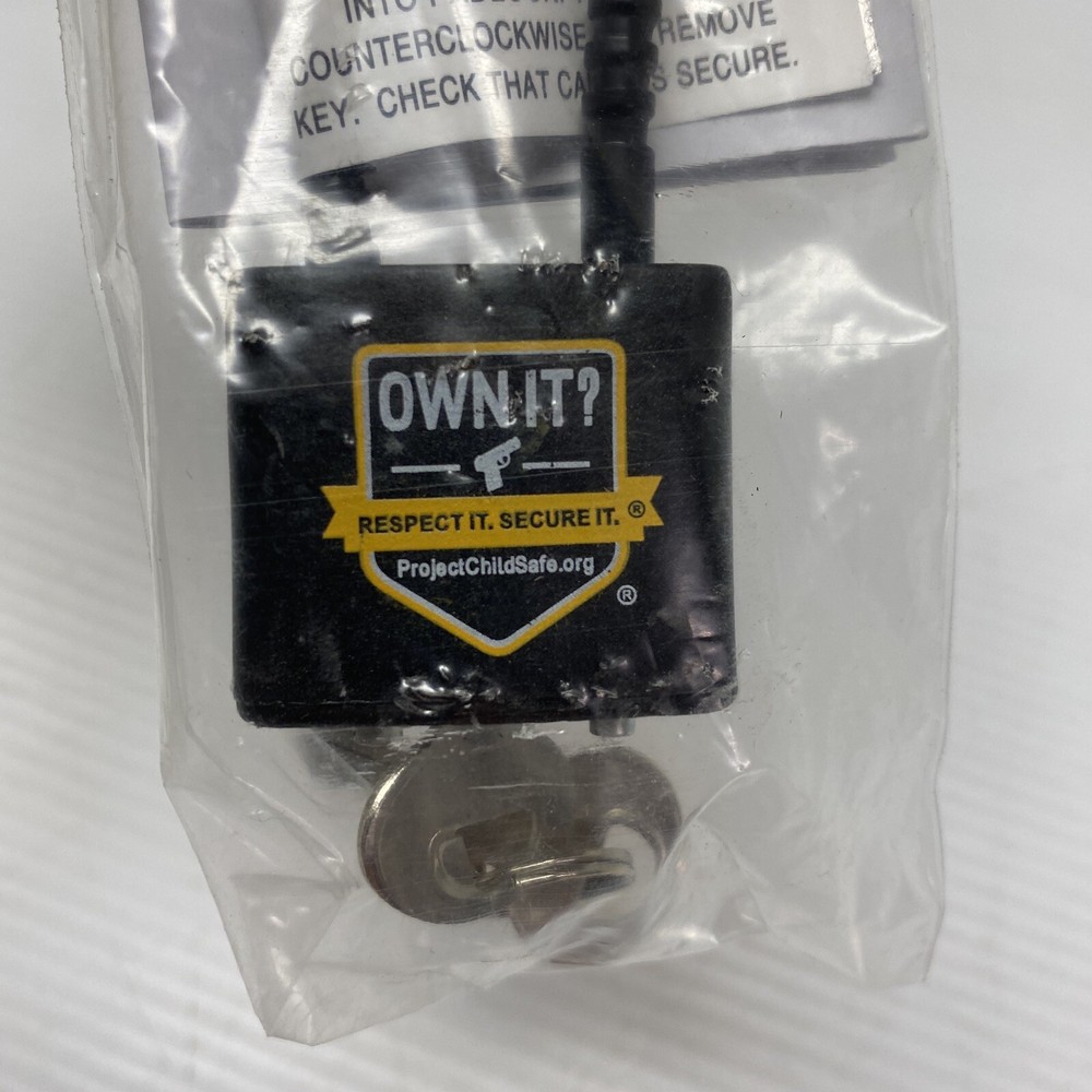 Childsafe Gun Lock With Two Keys & Instructions