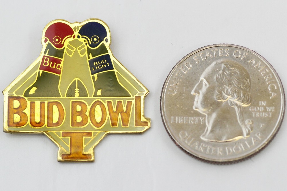 VINTAGE BUD BOWL I LAPEL OR HAT PIN