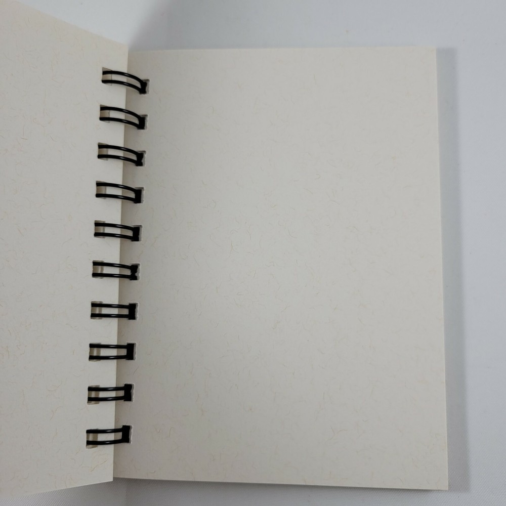 Zuni Bear Notepad with Blank Pages 5.5" Inches Small Spiral Notebook