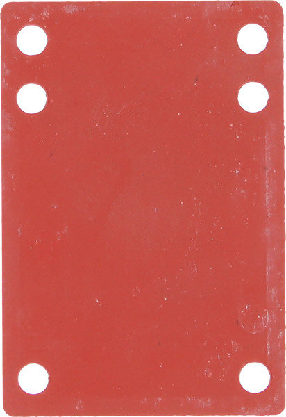 BLANK RISER RUBBER 1/8" DARK ORANGE 1pc