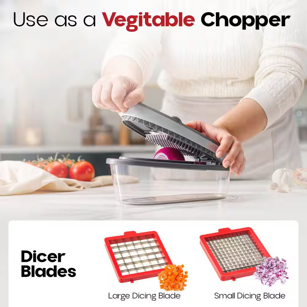 Chopzilla Portable Multi Function Chopper with 4 Blades