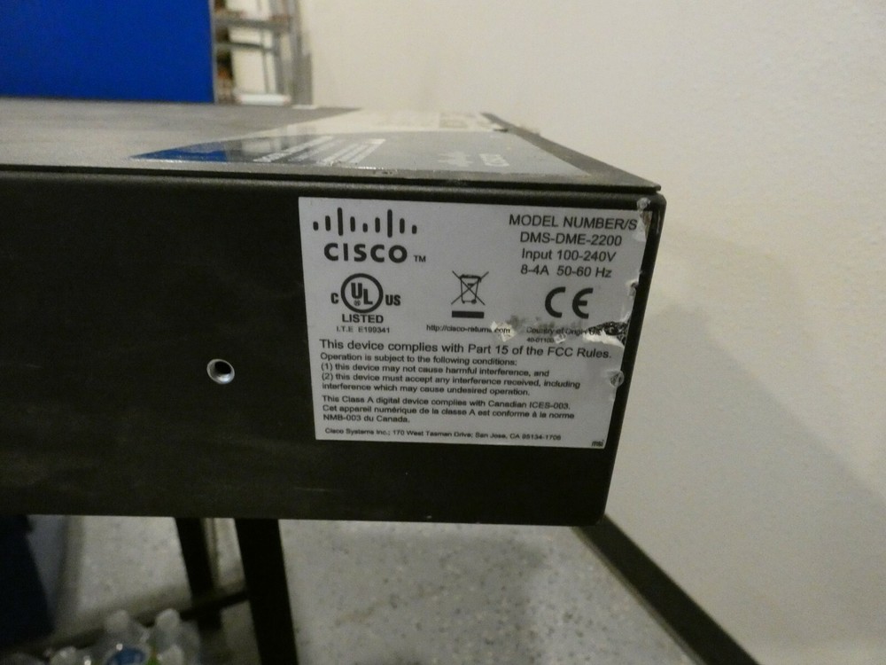 Cisco DMS-DME-2200 Digital Media Audio/Video Encoder 2200