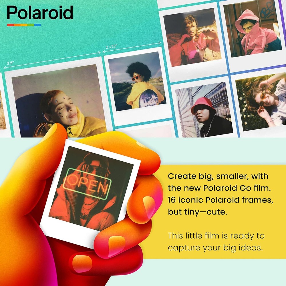 Polaroid Go Generation 2 Instant Film mini Camera (Blue) Bundle