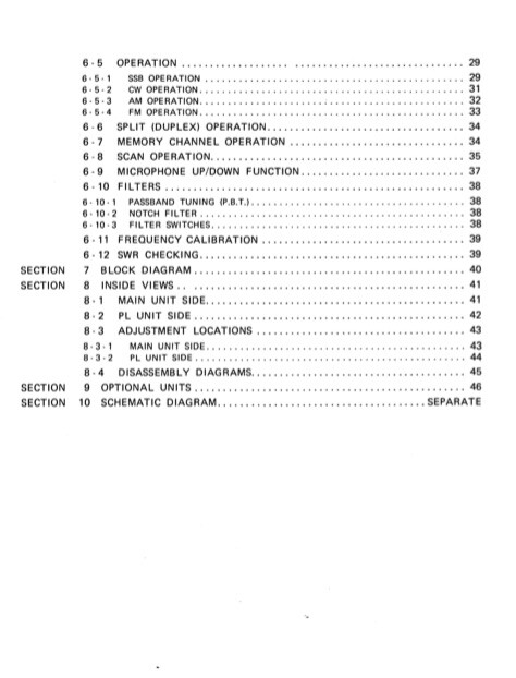 Icom IC-735 IC735 Transceiver OWNER'S INSTRUCTION MANUAL