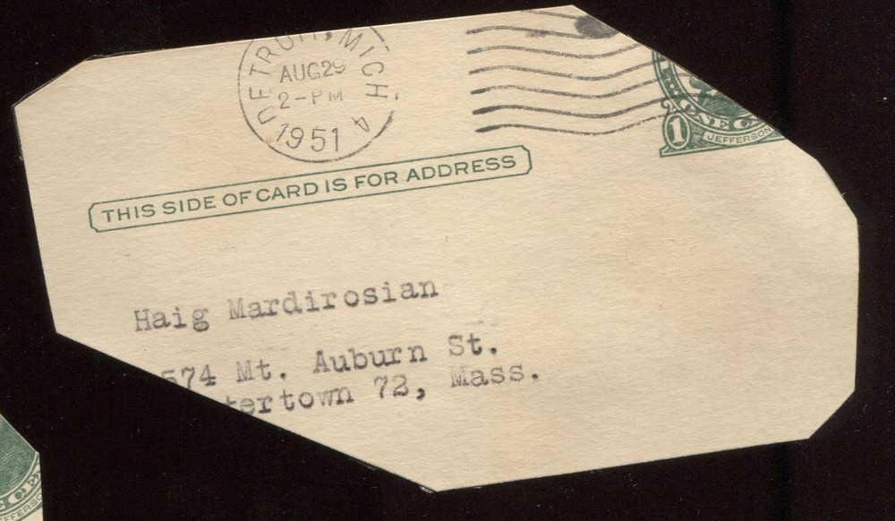 Eddie Mayo Signed Cut From 1951 Autograph Clipped from a GPC