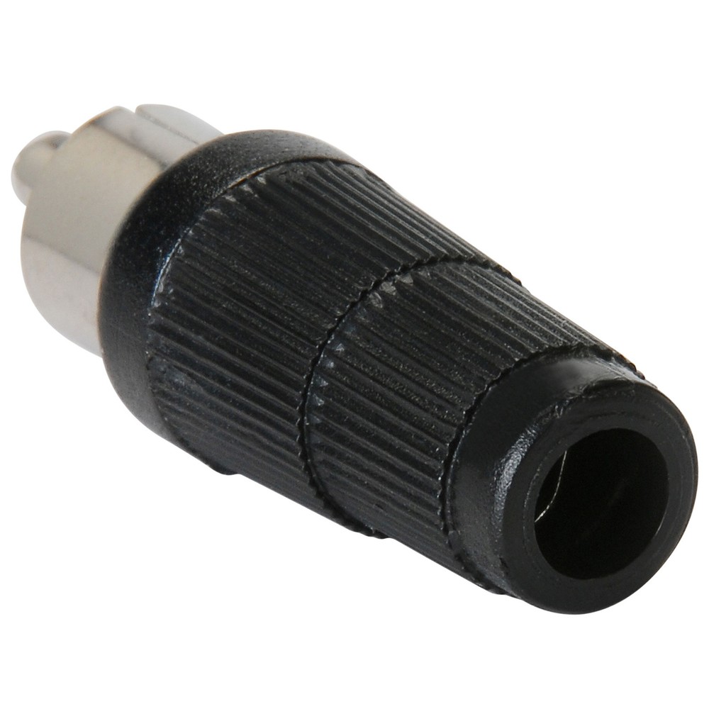 RCA Plug Black Plastic