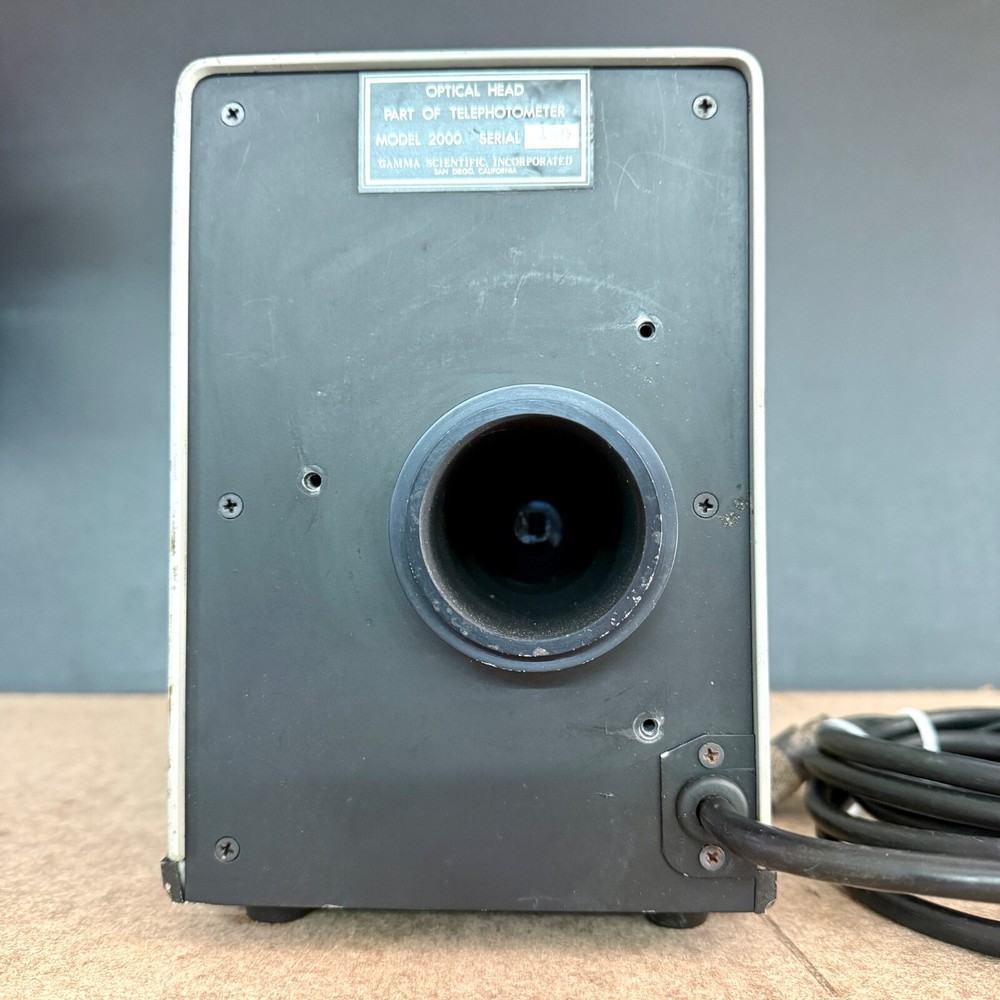Gamma Scientific Telephotometer Optical Head Model 2000