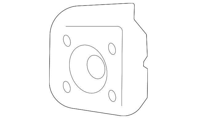 Genuine GM Passenger Side Front Compartment Side Rail Bracket 84208551