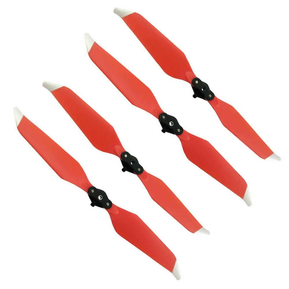 Low-Noise Quick-Release Red Propellers 8331F Props For DJI Mavic PRO Platinum D