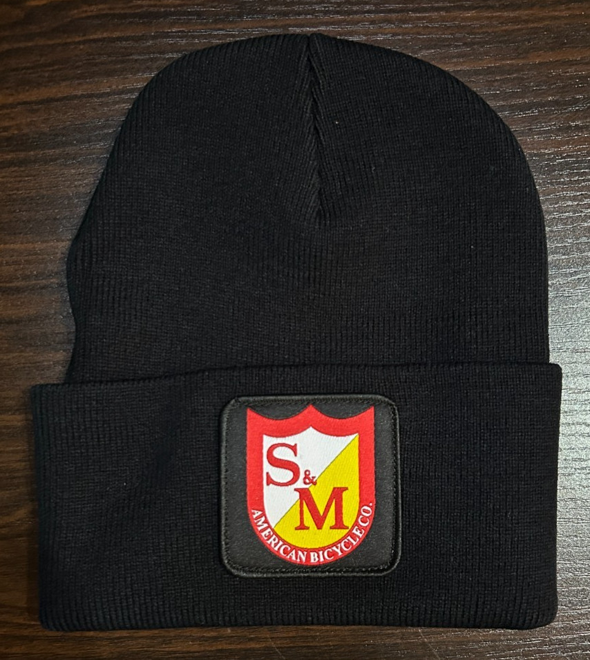 S&M Bicycle Company Cuffed Beanie (Black)
